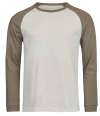 T1170 1170 Tee Jays Unlabeled Baseball T-Shirt Cement / Clay colour image